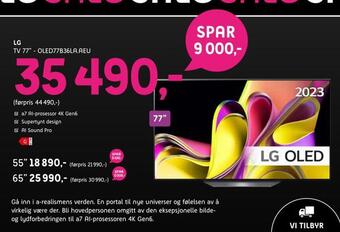 ELON Lg tv 77 - oled77b36la.aeu tilbud