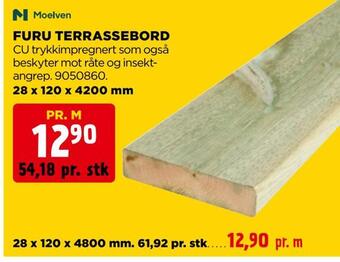 jem & fix Furu terrassebord tilbud