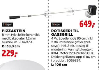 jem & fix Rotisseri til gassgrill tilbud