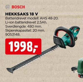 jem & fix Hekksaks 18 v tilbud