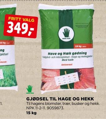 jem & fix Gjødsel til hage og hekk tilbud