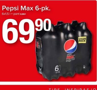 Spar Pepsi Max 6-pk. tilbud