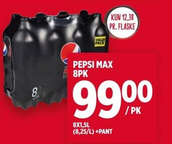 Meny PEPSI MAX 8PK tilbud