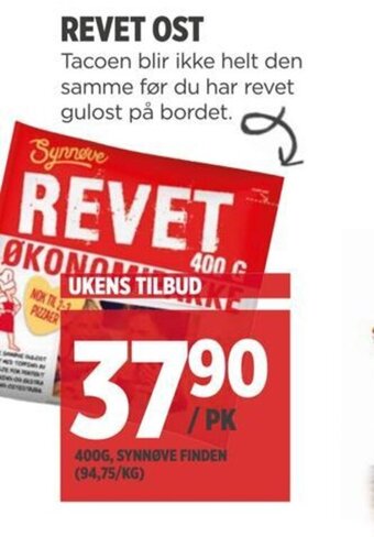 Meny REVET OST tilbud