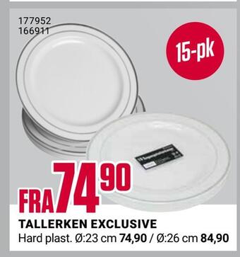 Europris Tallerken exclusive tilbud
