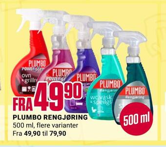 Europris Plumbo rengjøring tilbud