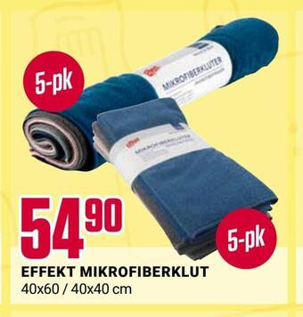Europris Effekt mikrofiberklut tilbud