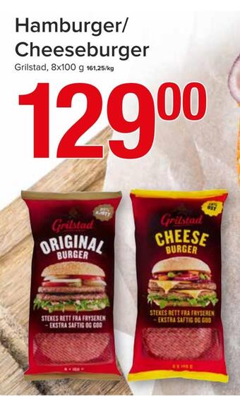 Spar Hamburger/ cheeseburger tilbud