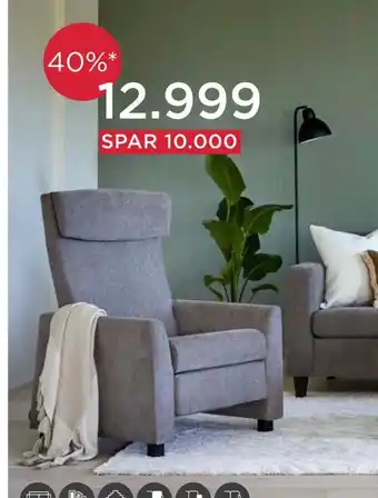 Møbelringen Hjellegjerde mantovani recliner tilbud