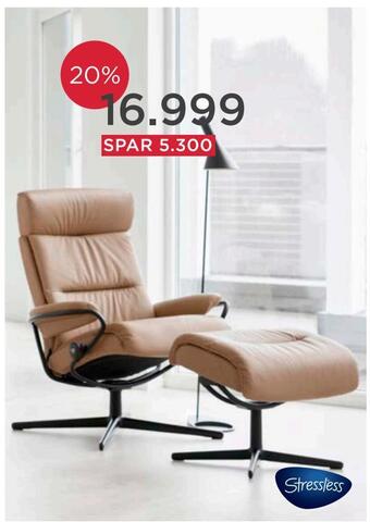 Møbelringen Stressless® tokyo cross hvilestol tilbud