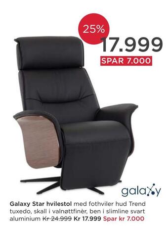 Møbelringen Galaxy star hvilestol tilbud