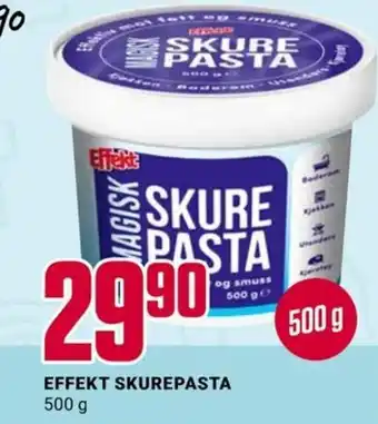 Europris EFFEKT SKUREPASTA 500 g tilbud