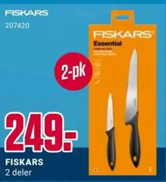 Europris FISKARS 2 deler tilbud