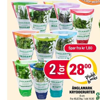 Coop Extra ÄNGLAMARK KRYDDERURTER tilbud