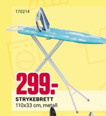 Europris Ukjent strykebrett tilbud