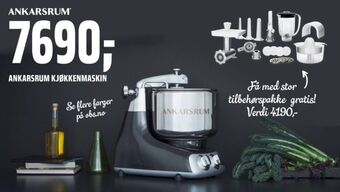 Coop Obs Ankarsrum kjøkkenmaskin tilbud