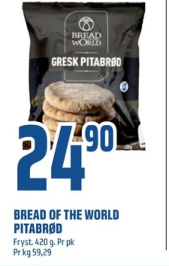Coop Obs Bread of the world pitabrød tilbud