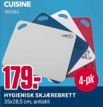 Europris Cuisine skjærebrett tilbud