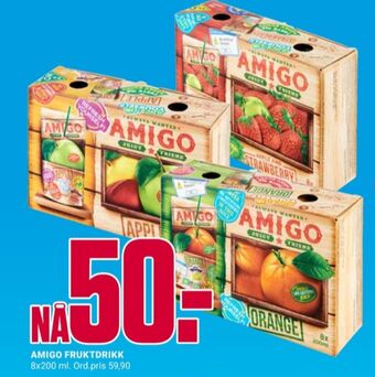 Europris Amigo juice tilbud