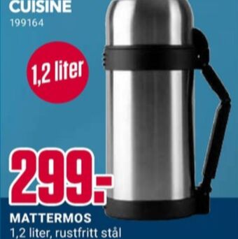 Europris Cuisine termoflaske tilbud