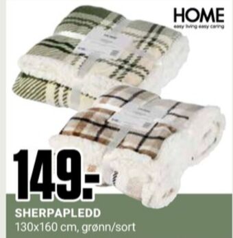 Europris Home pledd tilbud