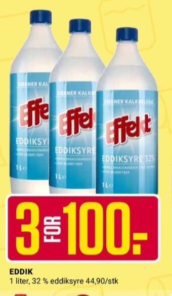 Europris Effekt eddik tilbud