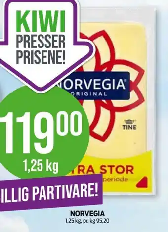 Kiwi NORVEGIA 1,25 kg tilbud