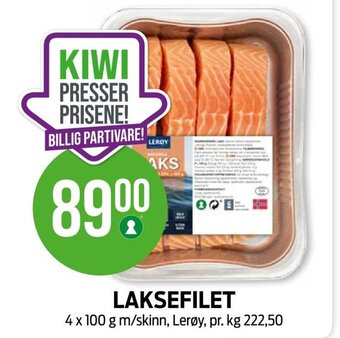 Kiwi LAKSEFILET tilbud