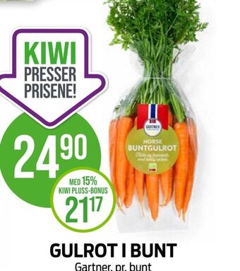Kiwi GULROTI BUNT Gartner, pr. bunt tilbud