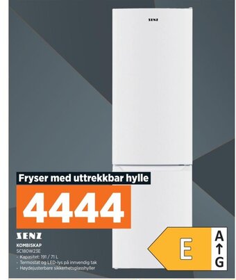 POWER SENZ KOMBISKAP SC180W23E tilbud