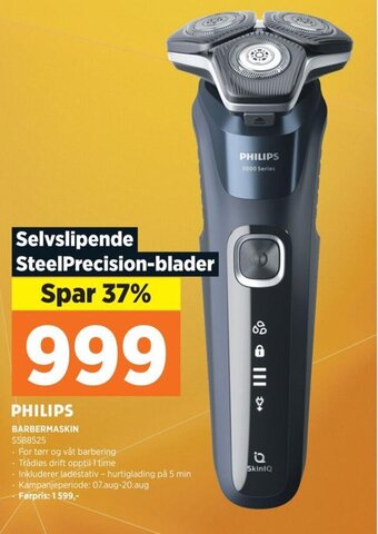 POWER PHILIPS BARBERMASKIN tilbud