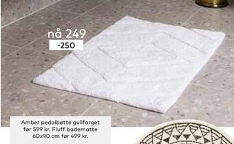 Skeidar Fluff badematte tilbud