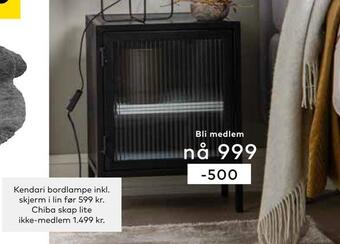 Skeidar Chiba skap lite tilbud