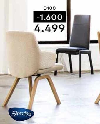 Skeidar Stressless® chilli lav spisestol d100 tilbud