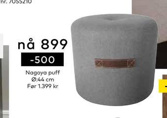 Skeidar Nagoya puff tilbud