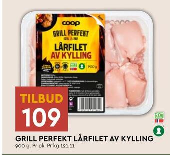 Coop Mega Grill perfekt lårfilet av kylling tilbud