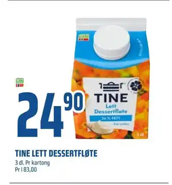 Coop Obs Tine lett dessertfløte tilbud