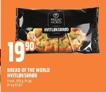 Coop Obs Bread of the world hvitløksbrød tilbud