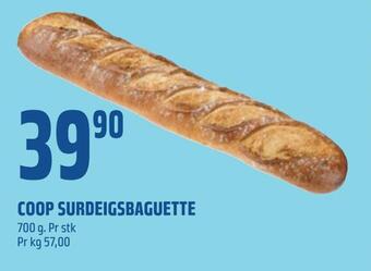 Coop Obs Coop surdeigsbaguette tilbud