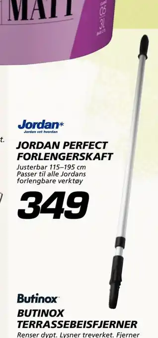 Coop Byggmix Jordan perfect forlengerskaft tilbud