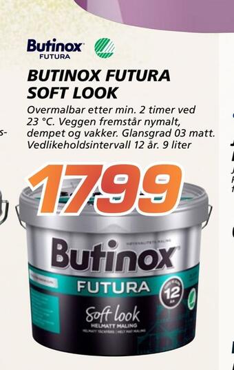 Coop Byggmix Butinox futura soft look tilbud
