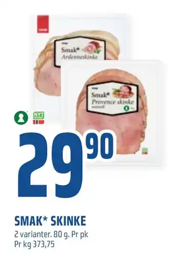 Coop Obs Smak* skinke tilbud