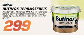 Coop Byggmix Butinox terrassebeis tilbud