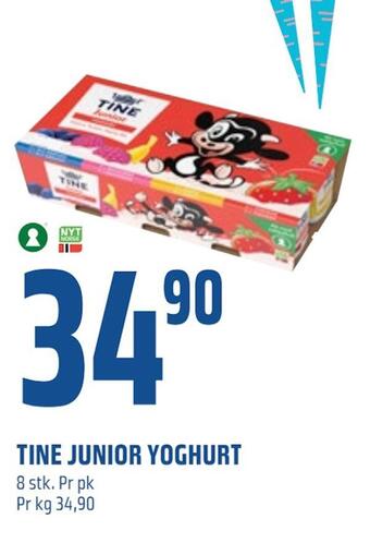 Coop Obs Tine junior yoghurt tilbud