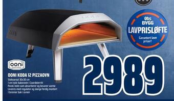 Obs Bygg Ooni koda 12 pizzaovn tilbud