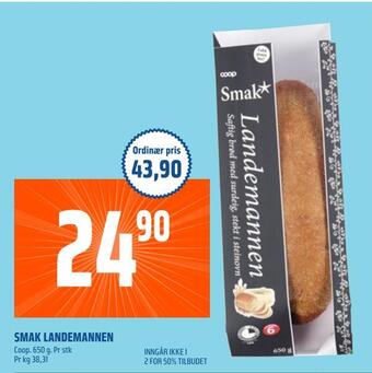Coop Obs Smak landemannen tilbud