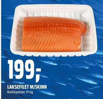Coop Obs Laksefilet m/skinn tilbud