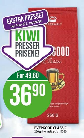 Kiwi Evergood classic tilbud