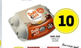 Bunnpris Snål egg tilbud