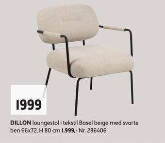 Bohus Dillon loungestol tilbud